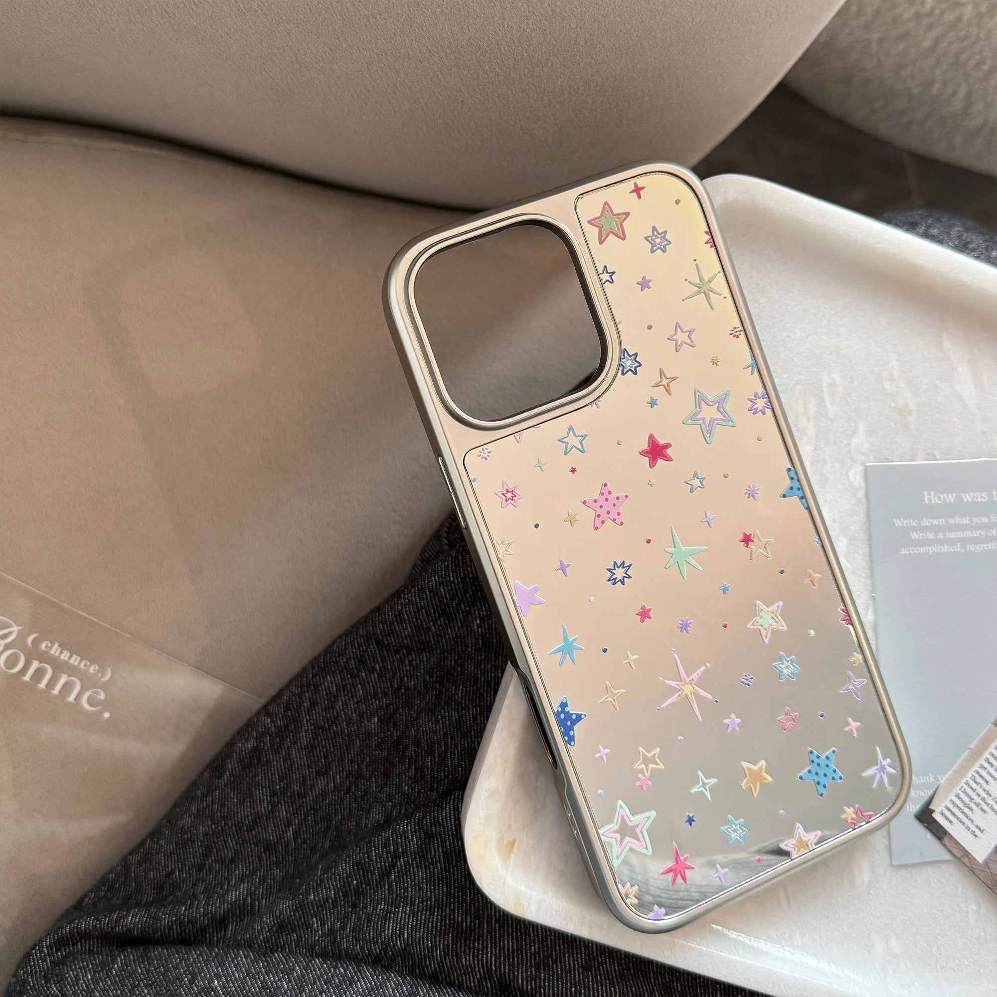 Colorful Dopamine Stars - iPhone Case